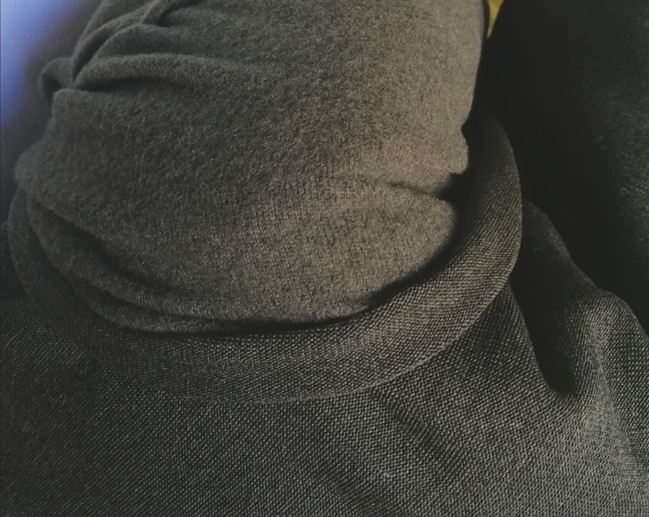 Nursing Sweater With Asymmetrical Flap