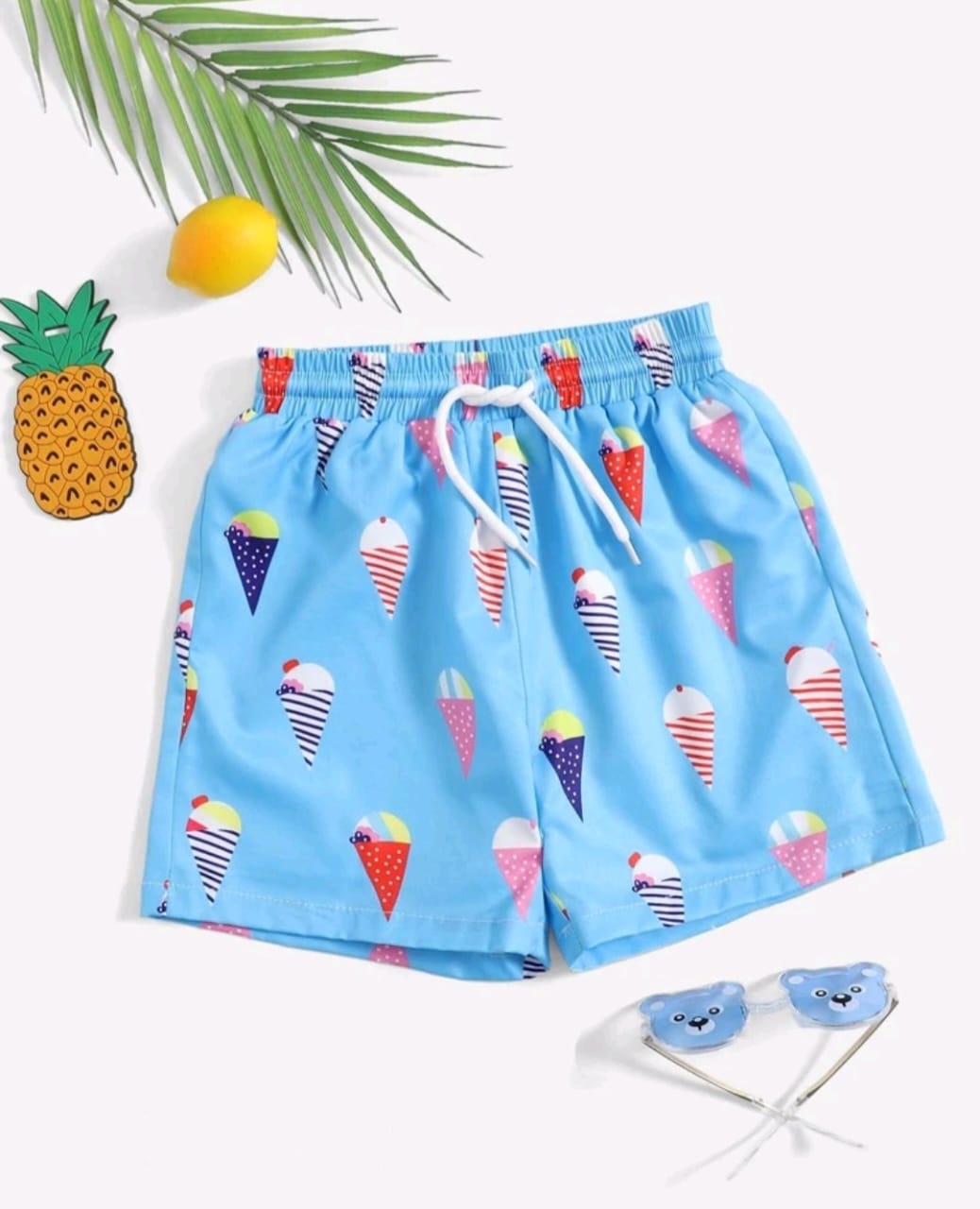 Blue ice-cream short