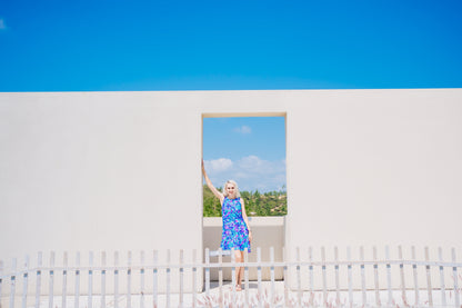 CoralFloral Summer Dress