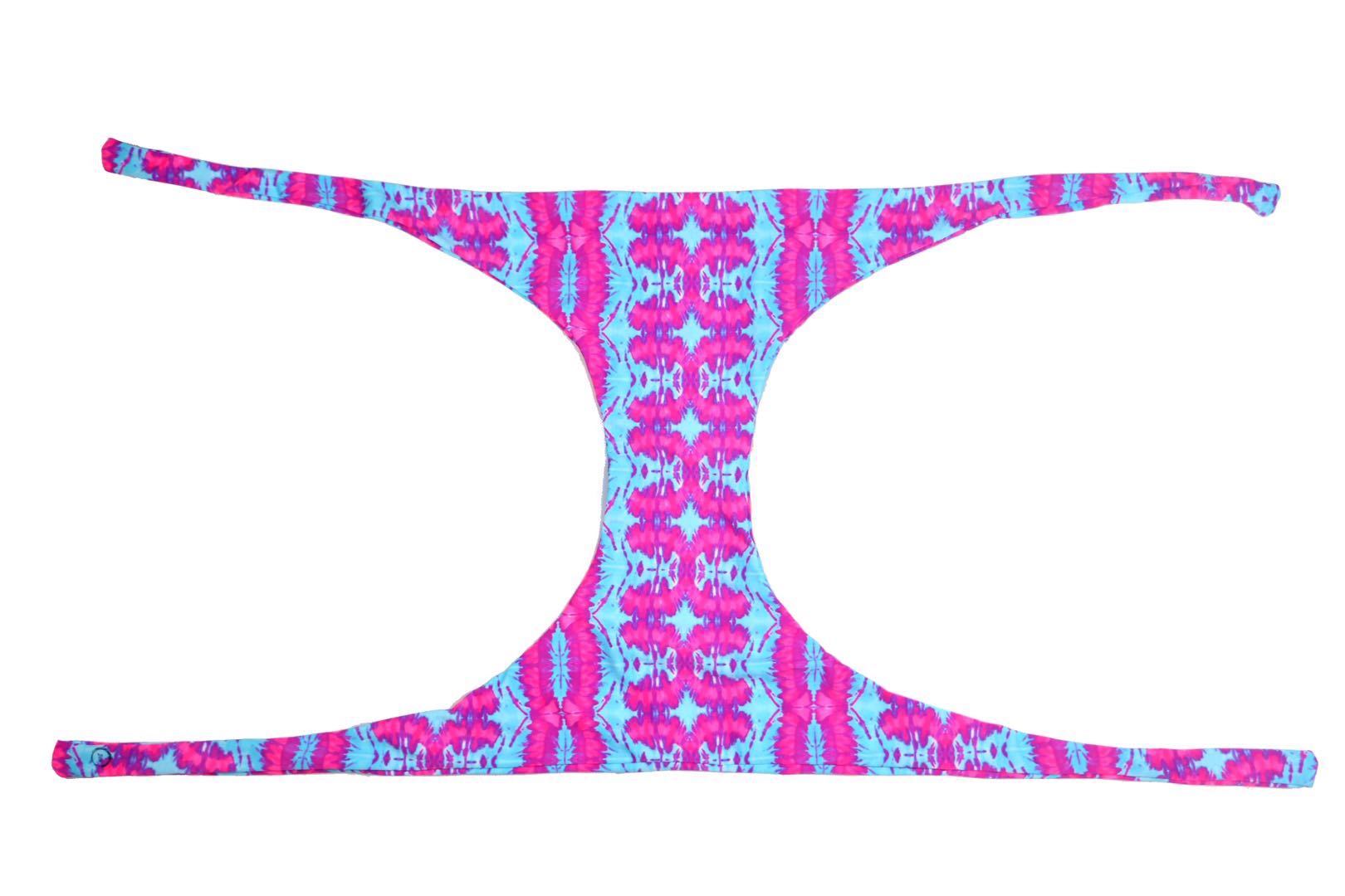 Pink Bikini Convertible Swimsuit - JINI® Infinity Tie Dye