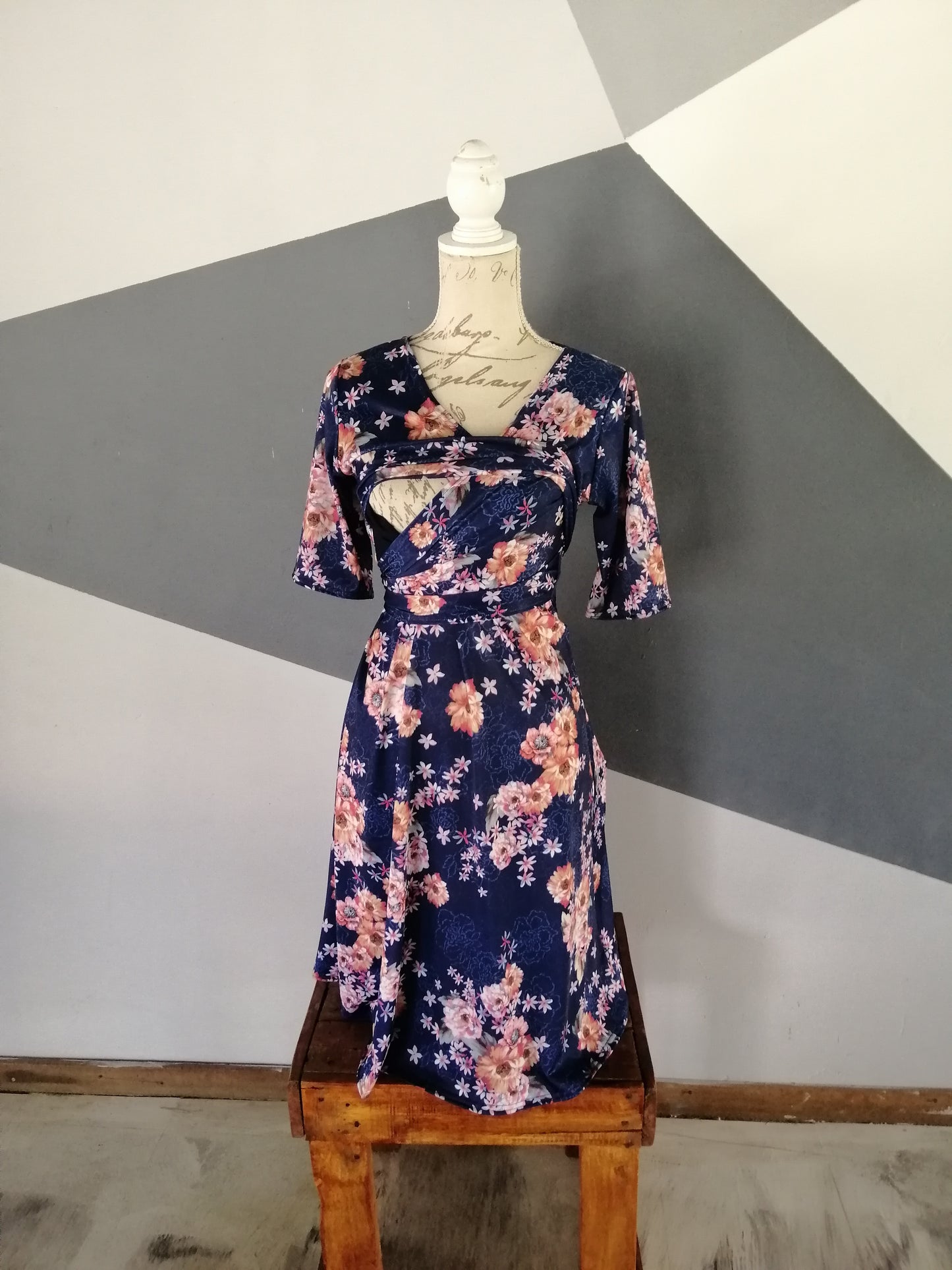 Secret Breastfeeding Wrap Dress