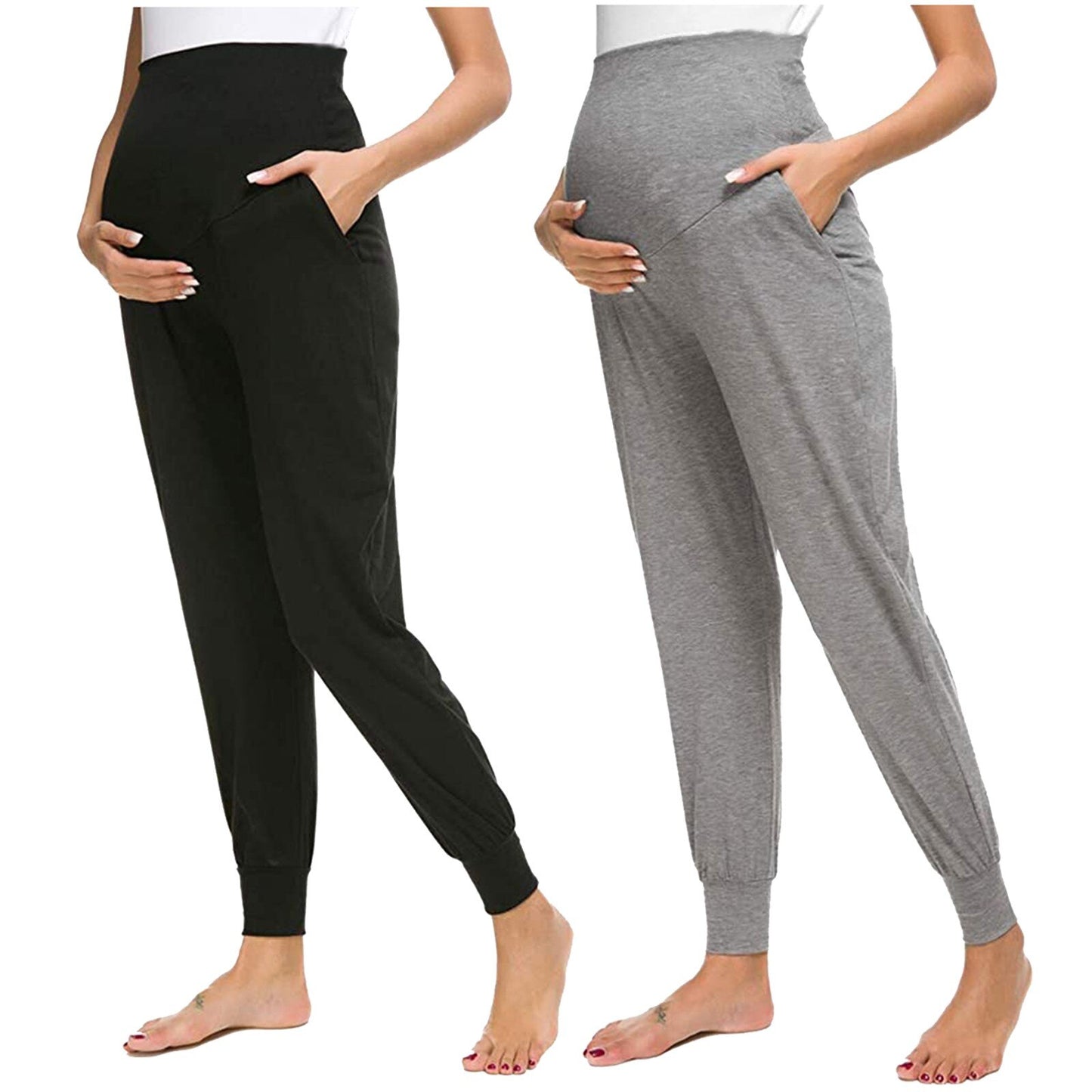 GOOKALA Postpartum Pants,Pack of 10 Maternity Pants After Birth