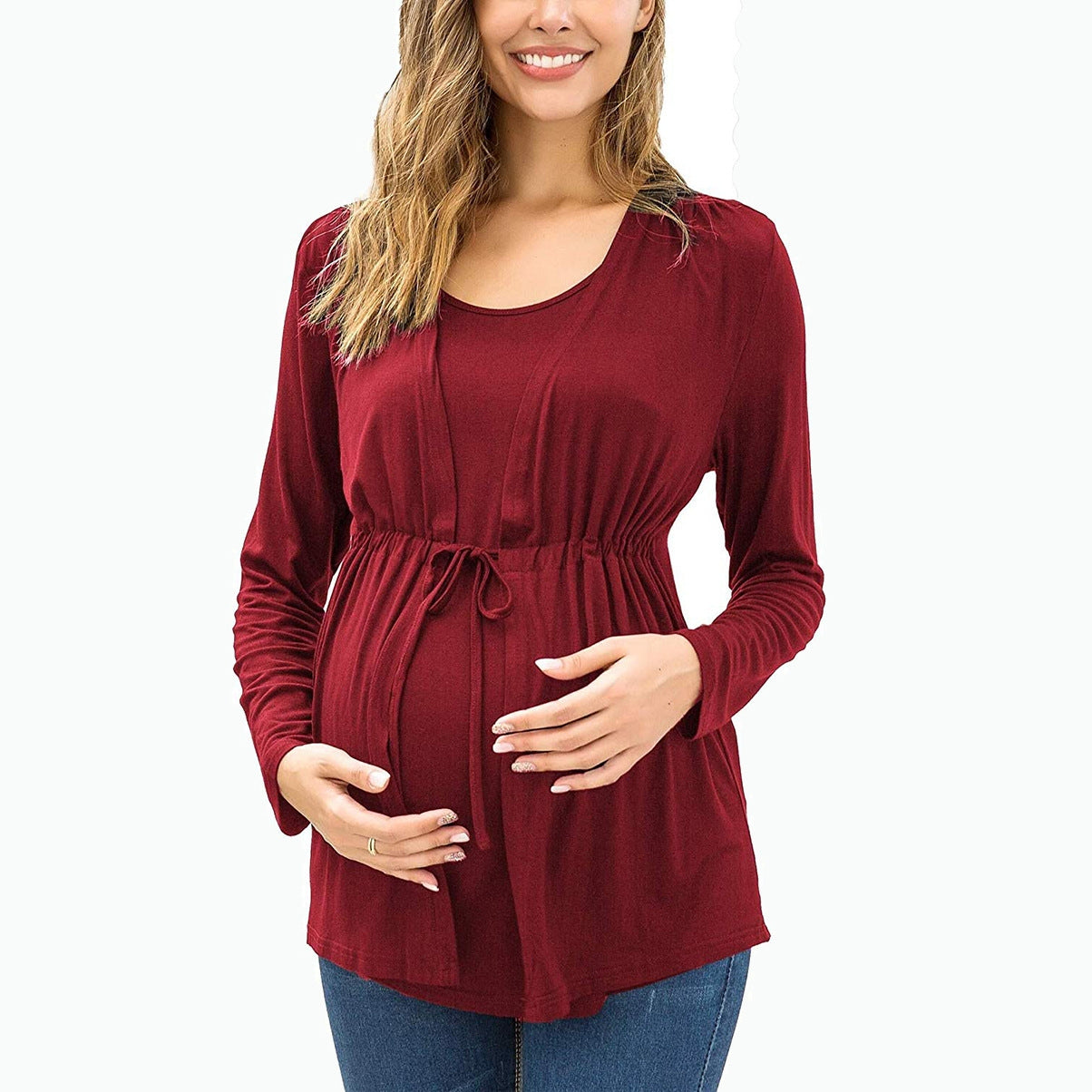 Long sleeve breastfeeding on sale shirts